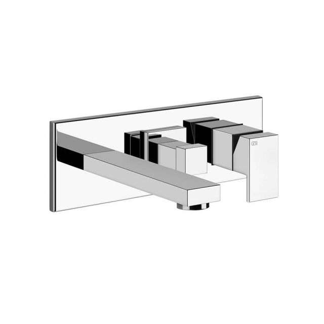 Gessi Rettangolo Shower 44906+44639 Miscelatore Doccia + Parte Da Incasso