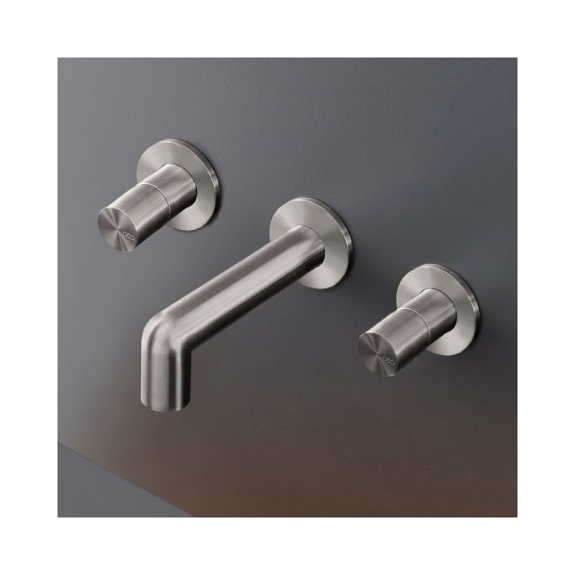 Miscelatore Lavabo 3 Fori + Parte Da Incasso Cartesio CEA CAR28+UCS10-(CAR27+UCS10)-P 200 mm-Bronzo Satinato