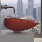 glassdesign-lavabo-kool-red-mat